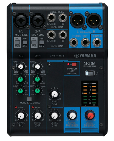 YAMAHA MG06 E YEM Mixing Console